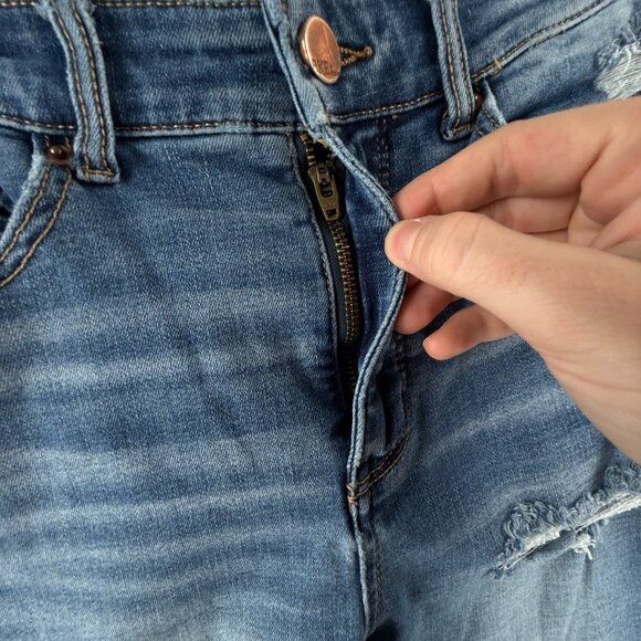 BKE Parker Jeans Women Blue Denim High Rise Ankle Skinny Adult ACTL 27X25 - Picture 8 of 15